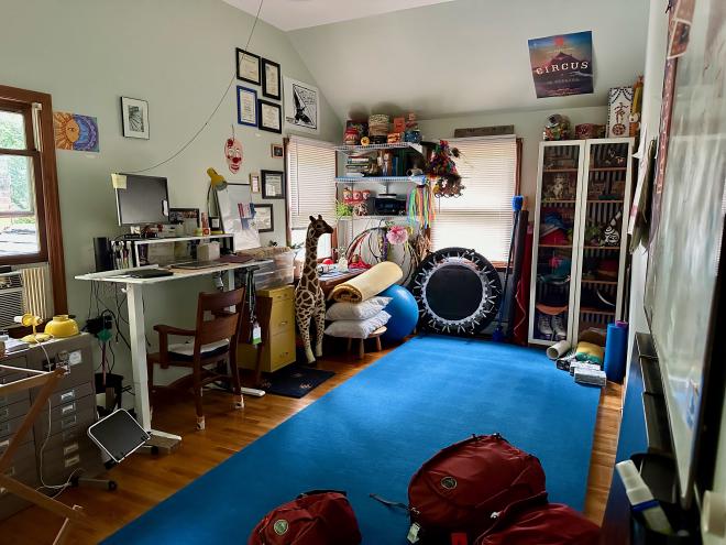 The circus room at Whimsy.