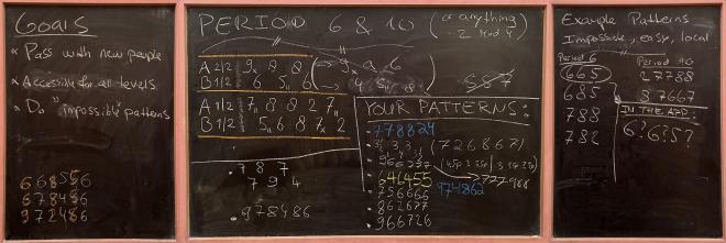 Period 6 and 10 siteswaps
