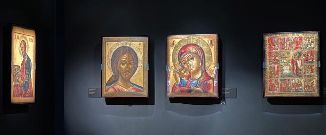 &ldquo;several religious icons&rdquo;